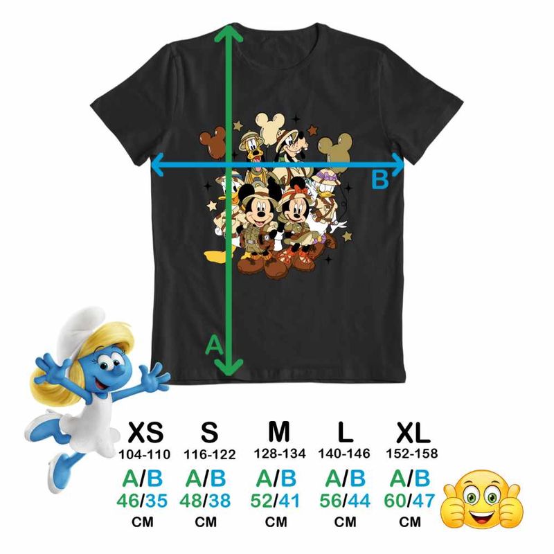 Fashion, accesorii si bijuterii - Copii - Imbracaminte copii - Tricouri copii - Tricou Copii Fete Mickey Mouse All Gang CoolTrend, negru, marime S Copii - Infinity.ro