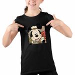 Fashion, accesorii si bijuterii - Copii - Imbracaminte copii - Tricouri copii - Tricou Copii Fete Mickey Mouse Safari Get Wild CoolTrend, negru, marime M Copii - Infinity.ro