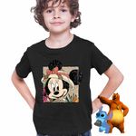 Fashion, accesorii si bijuterii - Copii - Imbracaminte copii - Tricouri copii - Tricou Copii Baieti Minnie Mouse Disney CoolTrend, negru, marime S Copii - Infinity.ro