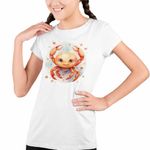 Fashion, accesorii si bijuterii - Copii - Imbracaminte copii - Tricouri copii - Tricou Copii Fete Rac Baby Zodiac Horoscop Cancer Astrologie CoolTrend, alb, marime XL Copii - Infinity.ro