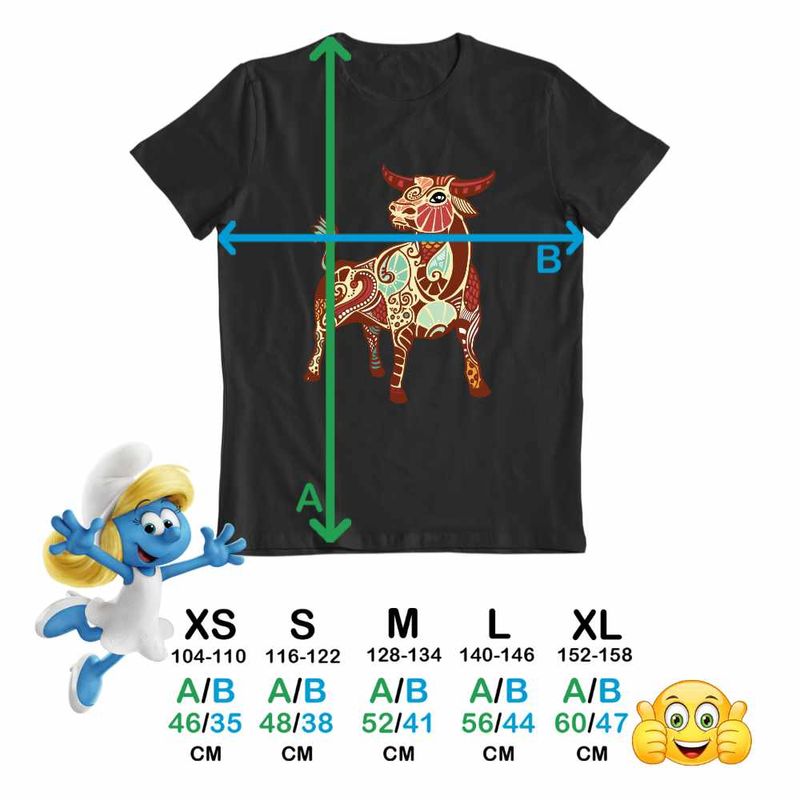 Fashion, accesorii si bijuterii - Copii - Imbracaminte copii - Tricouri copii - Tricou Copii Baieti Taur Zodiac Horoscop Taurus Mandala Astrologie CoolTrend, negru, marime S Copii - Infinity.ro