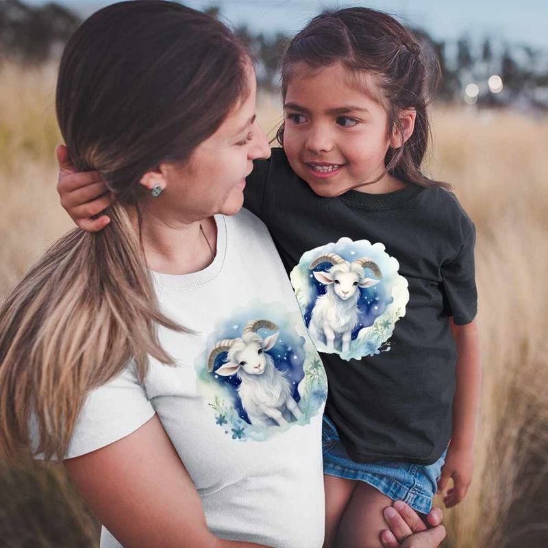 Fashion, accesorii si bijuterii - Copii - Imbracaminte copii - Tricouri copii - Tricou Copii Fete Capricorn Baby Zodiac Horoscop Astrologie CoolTrend, alb, marime XL Copii - Infinity.ro