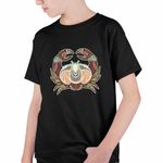 Fashion, accesorii si bijuterii - Copii - Imbracaminte copii - Tricouri copii - Tricou Copii Baieti Rac Zodiac Horoscop Cancer Mandala Astrologie CoolTrend, negru, marime XL Copii - Infinity.ro
