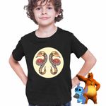 Fashion, accesorii si bijuterii - Copii - Imbracaminte copii - Tricouri copii - Tricou Copii Baieti Gemeni Zodiac Horoscop Gemini Mandala Astrologie Serpi CoolTrend, negru, marime S Copii - Infinity.ro