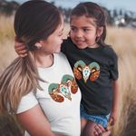 Fashion, accesorii si bijuterii - Copii - Imbracaminte copii - Tricouri copii - Tricou Copii Fete Berbec Zodiac Horoscop Aries Mandala Astrologie CoolTrend, alb, marime XL Copii - Infinity.ro
