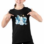 Fashion, accesorii si bijuterii - Copii - Imbracaminte copii - Tricouri copii - Tricou Copii Fete Pesti Baby Zodiac Horoscop Pisces Astrologie CoolTrend, negru, marime S Copii - Infinity.ro
