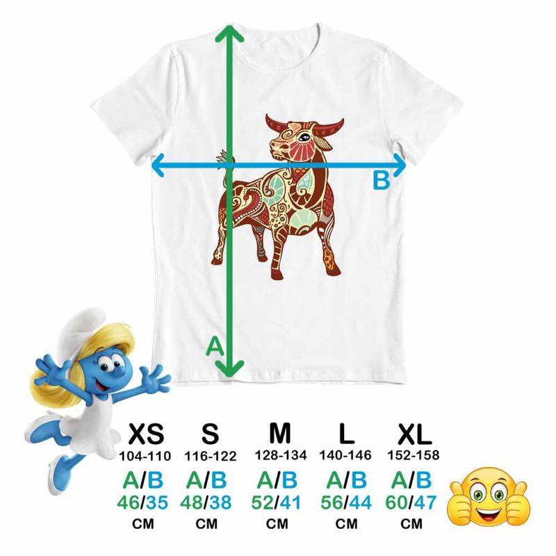 Fashion, accesorii si bijuterii - Copii - Imbracaminte copii - Tricouri copii - Tricou Copii Fete Taur Zodiac Horoscop Taurus Mandala Astrologie CoolTrend, alb, marime XS Copii - Infinity.ro