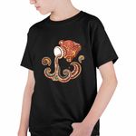 Fashion, accesorii si bijuterii - Copii - Imbracaminte copii - Tricouri copii - Tricou Copii Baieti Varsator Zodiac Horoscop Aquarius Mandala Astrologie CoolTrend, negru, marime M Copii - Infinity.ro