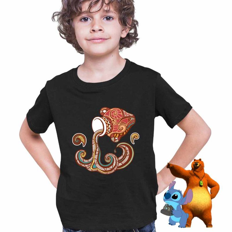 Fashion, accesorii si bijuterii - Copii - Imbracaminte copii - Tricouri copii - Tricou Copii Baieti Varsator Zodiac Horoscop Aquarius Mandala Astrologie CoolTrend, negru, marime M Copii - Infinity.ro
