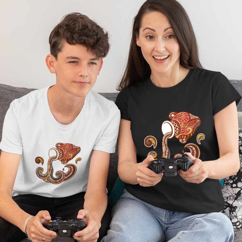 Fashion, accesorii si bijuterii - Copii - Imbracaminte copii - Tricouri copii - Tricou Copii Baieti Varsator Zodiac Horoscop Aquarius Mandala Astrologie CoolTrend, negru, marime M Copii - Infinity.ro