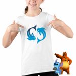 Fashion, accesorii si bijuterii - Copii - Imbracaminte copii - Tricouri copii - Tricou Copii Fete Pesti Horoscop Zodie Astrologie Pisces CoolTrend, alb, marime S Copii - Infinity.ro