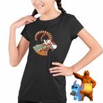 Fashion, accesorii si bijuterii - Copii - Imbracaminte copii - Tricouri copii - Tricou Copii Fete Capricorn Zodiac Horoscop Mandala Astrologie CoolTrend, negru, marime L Copii - Infinity.ro