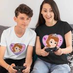 Fashion, accesorii si bijuterii - Copii - Imbracaminte copii - Tricouri copii - Tricou Copii Baieti Sofia Intai Inima Desene CoolTrend, negru, marime S Copii - Infinity.ro