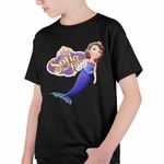 Fashion, accesorii si bijuterii - Copii - Imbracaminte copii - Tricouri copii - Tricou Copii Baieti Sofia Intai Sirena, negru, marime XS Copii - Infinity.ro