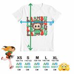 Fashion, accesorii si bijuterii - Copii - Imbracaminte copii - Tricouri copii - Tricou Copii Baieti Labubu Pepene, alb, marime XS Copii - Infinity.ro