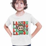 Fashion, accesorii si bijuterii - Copii - Imbracaminte copii - Tricouri copii - Tricou Copii Baieti Labubu Pepene, alb, marime XS Copii - Infinity.ro