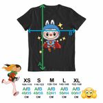 Fashion, accesorii si bijuterii - Copii - Imbracaminte copii - Tricouri copii - Tricou Copii Baieti Labubu Superman Marvel CoolTrend, negru, marime XL Copii - Infinity.ro