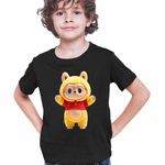 Fashion, accesorii si bijuterii - Copii - Imbracaminte copii - Tricouri copii - Tricou Copii Baieti Labubu Winnie the Pooh Ursulet de plus CoolTrend, negru, marime L Copii - Infinity.ro