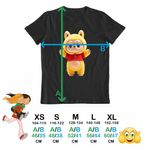Fashion, accesorii si bijuterii - Copii - Imbracaminte copii - Tricouri copii - Tricou Copii Baieti Labubu Winnie the Pooh Ursulet de plus CoolTrend, negru, marime L Copii - Infinity.ro