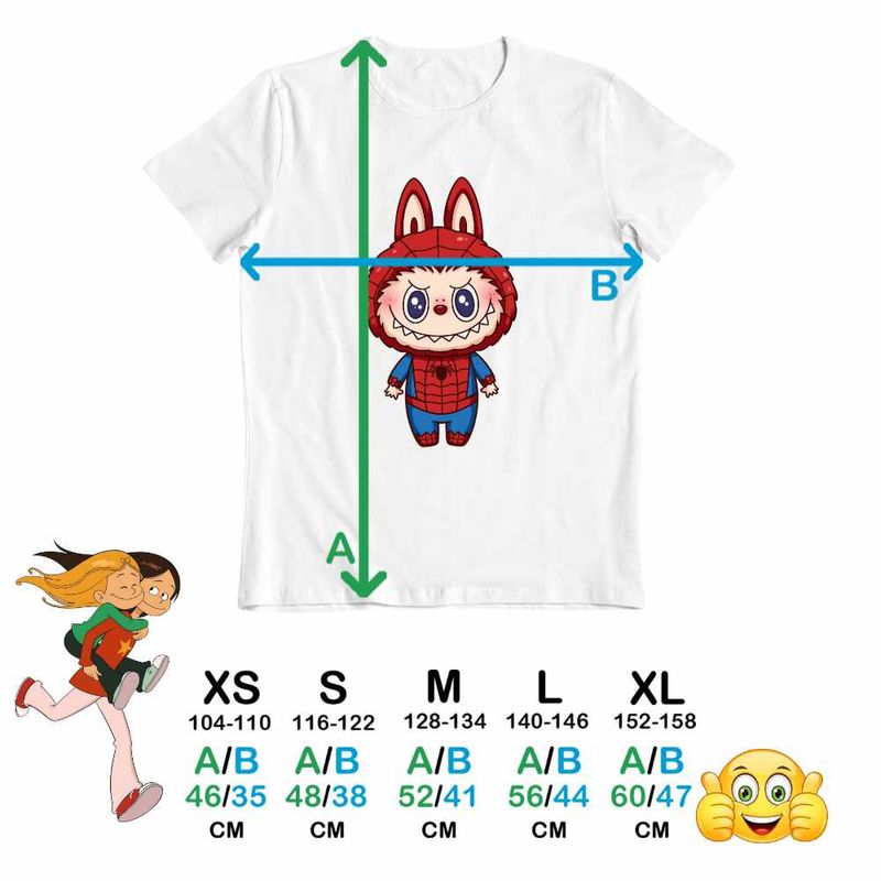 Fashion, accesorii si bijuterii - Copii - Imbracaminte copii - Tricouri copii - Tricou Copii Baieti Labubu Spiderman Marvel Spidey Paienjenel CoolTrend, alb, marime XS Copii - Infinity.ro