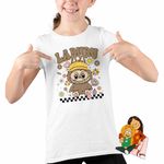 Fashion, accesorii si bijuterii - Copii - Imbracaminte copii - Tricouri copii - Tricou Copii Fete Labubu Nerd Power, alb, marime XS Copii - Infinity.ro