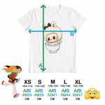 Fashion, accesorii si bijuterii - Copii - Imbracaminte copii - Tricouri copii - Tricou Copii Fete Labubu Skibidi Toilet CoolTrend, alb, marime XL Copii - Infinity.ro