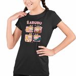 Fashion, accesorii si bijuterii - Copii - Imbracaminte copii - Tricouri copii - Tricou Copii Fete Labubu Baby Sleep Somn Usor Bebelus CoolTrend, negru, marime M Copii - Infinity.ro