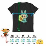 Fashion, accesorii si bijuterii - Copii - Imbracaminte copii - Tricouri copii - Tricou Copii Baieti Labubu Avocado CoolTrend, negru, marime XL Copii - Infinity.ro