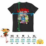 Fashion, accesorii si bijuterii - Copii - Imbracaminte copii - Tricouri copii - Tricou Copii Fete Labubu Supereroi Marvel CoolTrend, negru, marime S Copii - Infinity.ro