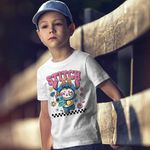Fashion, accesorii si bijuterii - Copii - Imbracaminte copii - Tricouri copii - Tricou Copii Baieti Labubu Stitch Stich CoolTrend, alb, marime L Copii - Infinity.ro