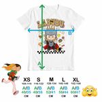 Fashion, accesorii si bijuterii - Copii - Imbracaminte copii - Tricouri copii - Tricou Copii Fete Labubu Thor Ragnarok CoolTrend, alb, marime XS Copii - Infinity.ro