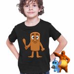 Fashion, accesorii si bijuterii - Copii - Imbracaminte copii - Tricouri copii - Tricou Copii Baieti Tung Tung Sahur Italian Brainrot CoolTrend, negru, marime XL Copii - Infinity.ro