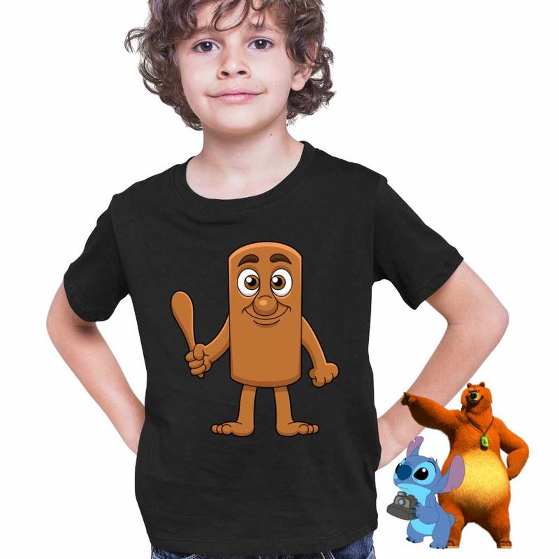 Fashion, accesorii si bijuterii - Copii - Imbracaminte copii - Tricouri copii - Tricou Copii Baieti Tung Tung Sahur Italian Brainrot CoolTrend, negru, marime XL Copii - Infinity.ro