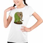 Fashion, accesorii si bijuterii - Copii - Imbracaminte copii - Tricouri copii - Tricou Copii Fete Lirili Larila Brainrot Italian Brain Rot CoolTrend, alb, marime M Copii - Infinity.ro
