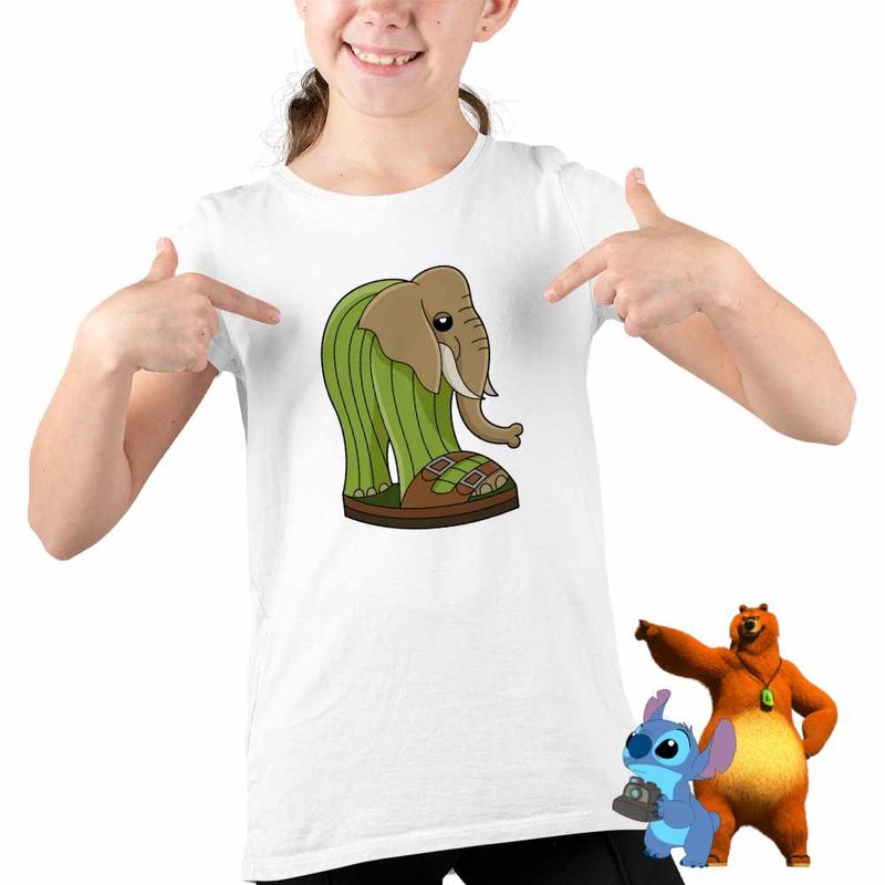 Fashion, accesorii si bijuterii - Copii - Imbracaminte copii - Tricouri copii - Tricou Copii Fete Lirili Larila Brainrot Italian Brain Rot CoolTrend, alb, marime M Copii - Infinity.ro