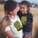 Fashion, accesorii si bijuterii - Copii - Imbracaminte copii - Tricouri copii - Tricou Copii Fete Lirili Larila Brainrot Italian Brain Rot CoolTrend, alb, marime M Copii - Infinity.ro