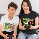 Fashion, accesorii si bijuterii - Copii - Imbracaminte copii - Tricouri copii - Tricou Copii Baieti Italian Bombardilo Crocodilo Brain Rot Brainrot CoolTrend, negru, marime XS Copii - Infinity.ro