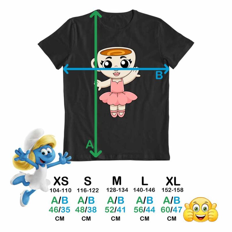 Fashion, accesorii si bijuterii - Copii - Imbracaminte copii - Tricouri copii - Tricou Copii Baieti Ballerina Cappuccina Brain rot CoolTrend, negru, marime XS Copii - Infinity.ro