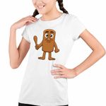 Fashion, accesorii si bijuterii - Copii - Imbracaminte copii - Tricouri copii - Tricou Copii Fete Tung Tung Sahur Italian Brainrot CoolTrend, alb, marime M Copii - Infinity.ro