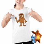 Fashion, accesorii si bijuterii - Copii - Imbracaminte copii - Tricouri copii - Tricou Copii Fete Tung Tung Sahur Italian Brainrot CoolTrend, alb, marime M Copii - Infinity.ro