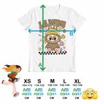 Fashion, accesorii si bijuterii - Copii - Imbracaminte copii - Tricouri copii - Tricou Copii Baieti Labubu Nerd Power, alb, marime XS Copii - Infinity.ro