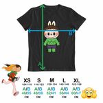 Fashion, accesorii si bijuterii - Copii - Imbracaminte copii - Tricouri copii - Tricou Copii Baieti Labubu Hulk Marvel, negru, marime L Copii - Infinity.ro
