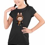 Fashion, accesorii si bijuterii - Copii - Imbracaminte copii - Tricouri copii - Tricou Copii Fete Labubu Harry Potter Vrajitor, negru, marime XL Copii - Infinity.ro