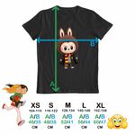 Fashion, accesorii si bijuterii - Copii - Imbracaminte copii - Tricouri copii - Tricou Copii Fete Labubu Harry Potter Vrajitor, negru, marime XL Copii - Infinity.ro