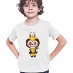 Fashion, accesorii si bijuterii - Copii - Imbracaminte copii - Tricouri copii - Tricou Copii Baieti Labubu Wolverine X-Men, alb, marime S Copii - Infinity.ro