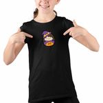 Fashion, accesorii si bijuterii - Copii - Imbracaminte copii - Tricouri copii - Tricou Copii Fete Squishmallows Vrajitoare Halloween Paianjen CoolTrend, negru, marime XS Copii - Infinity.ro
