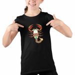 Fashion, accesorii si bijuterii - Copii - Imbracaminte copii - Tricouri copii - Tricou Copii Fete Scorpion Zodiac Horoscop Scorpio Mandala Astrologie CoolTrend, negru, marime S Copii - Infinity.ro