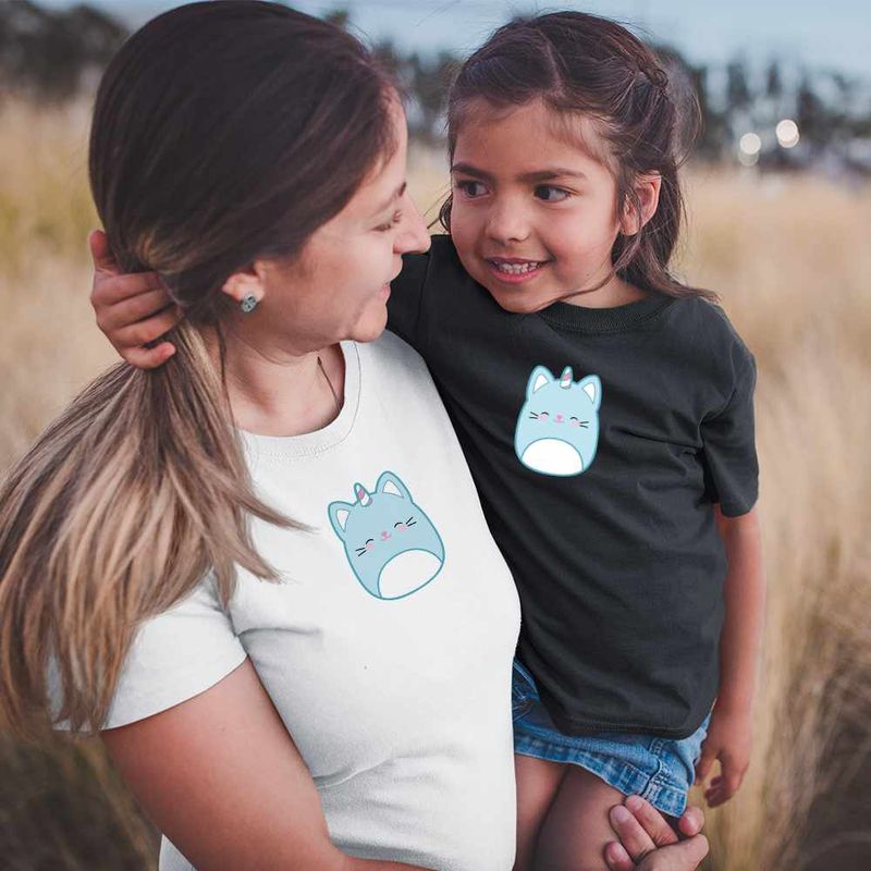 Fashion, accesorii si bijuterii - Copii - Imbracaminte copii - Tricouri copii - Tricou Copii Fete Squishmallows Unicorn CoolTrend, alb, marime XL Copii - Infinity.ro