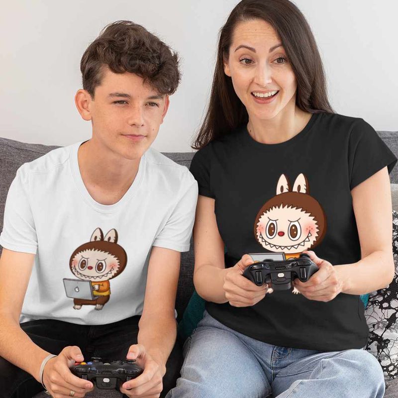 Fashion, accesorii si bijuterii - Copii - Imbracaminte copii - Tricouri copii - Tricou Copii Baieti Labubu Programator IT Python PHP CoolTrend, negru, marime L Copii - Infinity.ro