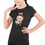 Fashion, accesorii si bijuterii - Copii - Imbracaminte copii - Tricouri copii - Tricou Copii Fete Labubu Programator IT Python PHP CoolTrend, negru, marime M Copii - Infinity.ro